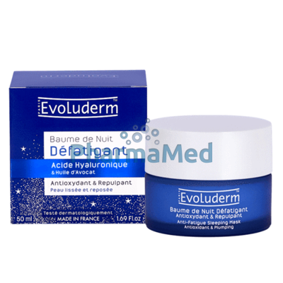 Image sur EVOLUDERM Creme nuit anti-fatigue gel - 50ml