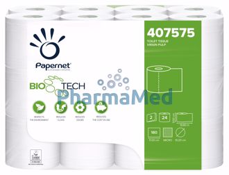 Image de Papier toilette actif BIOTECH 180coupons 2plis  - 1 rouleau