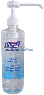 Image de PURELL gel hydroalcoolique mains - 500ml + pompe