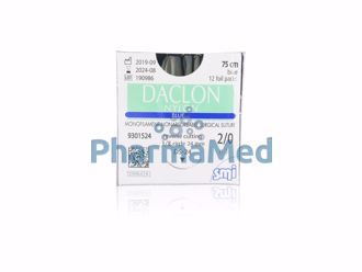 Image de DACLON 2/0 metric 3 | 75cm 3/8 24mm /12fils