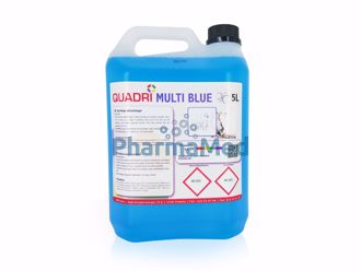 Image de QUADRI MULTI BLUE multi-surfaces parfumé océan - 5 litres