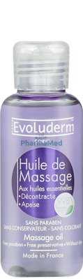 Image sur EVOLUDERM Huile de massage lavande - 100ml