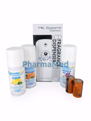Image sur Sanodor starter pack - dispenser + 3spray + piles - 1pc