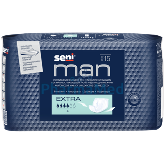 Image de SENI Man protections homme - Extra 4 gouttes - 15pc