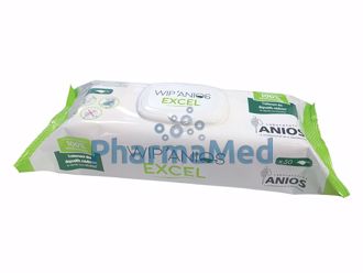 Image de WIP'EXCELL ANIOS lingettes désinfectantes - 50pc