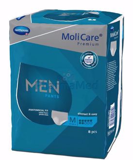 Image de MOLICARE Premium Men pants 7 gouttes M - 8pc