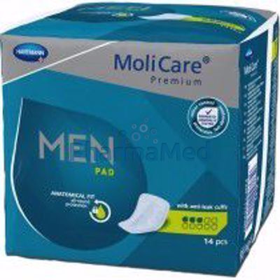 Image sur MOLICARE Premium Men pad 3 gouttes - 14pc