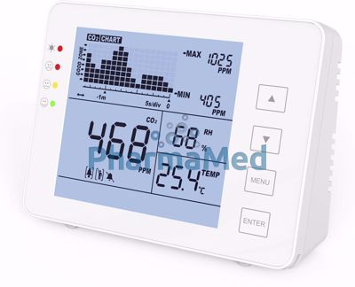 Pharmamed - SA1200P Détecteur de CO2 - 1pc