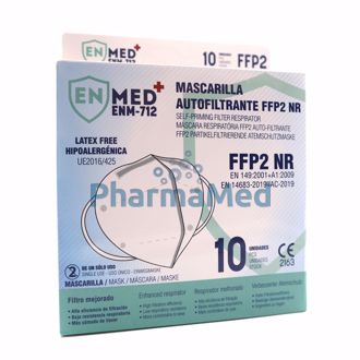 Image de Masque FFP2 ENMED CE2841 - Blanc - 10pc