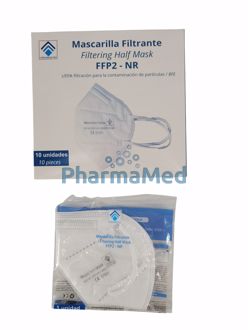 Image de Masques FFP2 TECHEALTH blanc - Adulte - 10pc