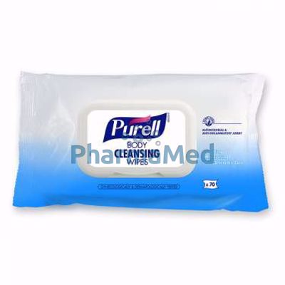 Image sur PURELL Lingettes nettoyantes coprs - 70pc