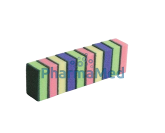 Image de Éponges à récurer colorées 9 x 6 x 2,4 cm - 10 pc