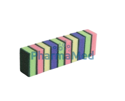 Image sur Éponges à récurer colorées 9 x 6 x 2,4 cm - 10 pc