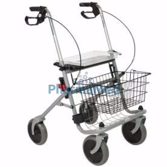 Image de Rollator CRISTALLO 4 roues pliable + panier