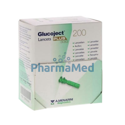 Image sur Lancette AREO Glucoject Lancet Plus 33G - 200pc