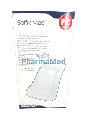 Image sur Soffix Med - pansement adhésif hypoallergénique - 10x20cm - 50pc