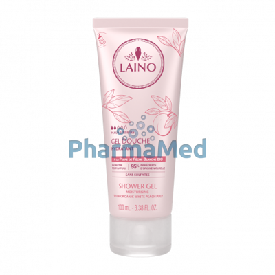 Image sur LAINO Gel douche pêche blanche - 100ml