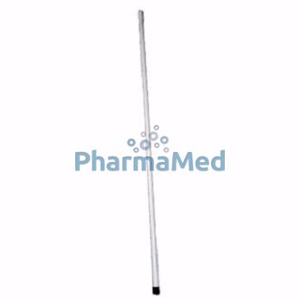 Image de Manche en époxy blanc avec pas de vis 140 cm Ø 23,5 mm - 1pc