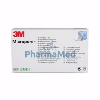 Image de MICROPORE sparadraps microporeux - 9,14mx1,25cm - 24 rouleaux + dérouleur
