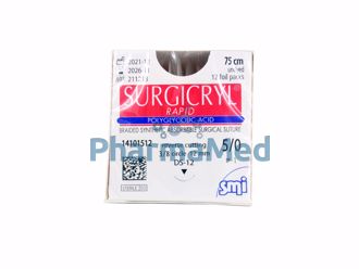 Image de Surgicryl rapid 12mm 1.0 5/0 - 75cm....(12pc)