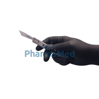 Image de Gant Nitrile EASYCARE noir - non poudrés - Large - 100pc