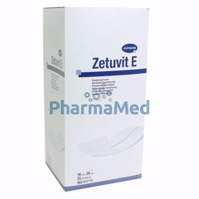 Image sur Compresses absorbantes Stériles ZETUVIT E - 10X20cm - 25pc
