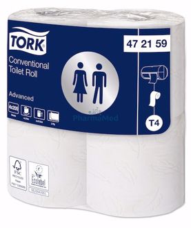 Image de Papier toilette TORK 2plis 200 coupons blanc advanced - 1 rouleau