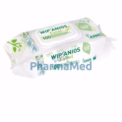 Image sur WIP'EXCELL ANIOS lingettes désinfectantes - 100pc