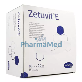 Image de Compresses absorb. non-stériles ZETUVIT E - 10X20cm - 50pc