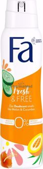 Image de Déo spray FA fresh & free femme - 150ml