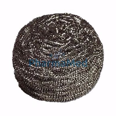 Image sur Eponge métallique boule spirale inox 40 - 1pc