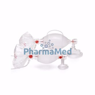 Image de AMBU SPUR II Ballon réanimation adulte av masque jetable - 1pc