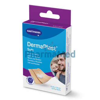 Image de DERMAPLAST Soft 6cmx10cm - 10pc