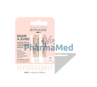 Image de BYPHASSE Baume à lèvres - hydratant 2x4.8gr