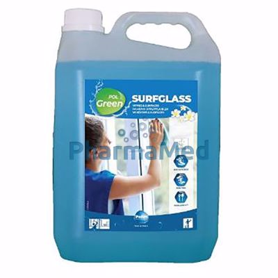 Image sur Polgreen Surfglass nettoyant écologique vitres et surfaces 5L - 1pc