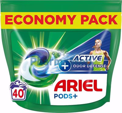 Image sur Ariel pods All in 1 Active Odor Defense - 40 pods