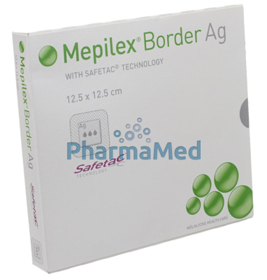 Image sur MEPILEX BORDER AG 12,5x12,5cm - 5pc