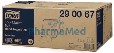 Image sur Essuie mains TORK MATIC blanc 21cmx150m - 1 rouleau