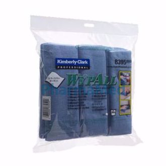 Image de WYPALL Lavette microfibre bleue 40x40cm - 1pc