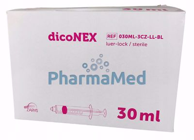 Image sur Seringues ZARYS dicoNEX luer lock - 30ml - 100pc