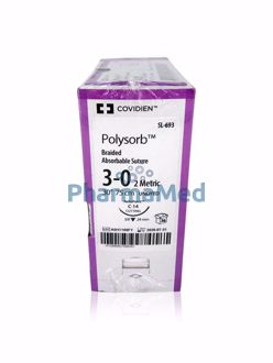 Image de POLYSORB 3/0 SL-693 C-14 75cm incol. (36fils)