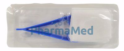 Image sur Set à pansement MEDISET COMPACT - 214 - 5 compresses / 1 pince