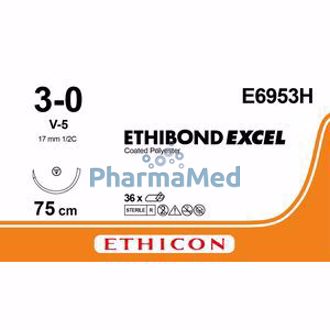 Image de ETHIBOND EXCEL 3/0 E6953H V-5 75cm ..(36fils)