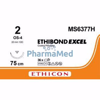 Image de ETHIBOND 2/0 MS6377H OS-4 75cm.......(36fils)