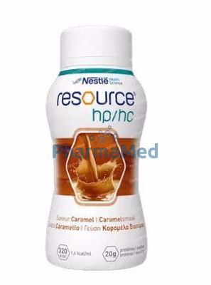 Image sur Nestlé RESOURCE HP/HC - Boisson hyperprotéinée - Caramel -  4x200ml