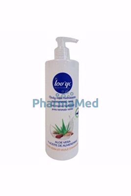 Image sur LOV'YC lait corporel peaux sèches amande et aloe - 400ml