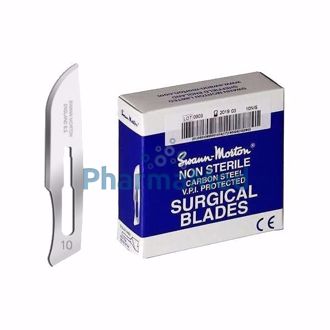 Image de Lames bistouri Non stérile S&M - N°10 - 100pc