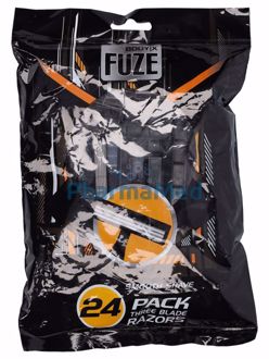 Image de Rasoirs jetables FUZE 3 lames - 24pc
