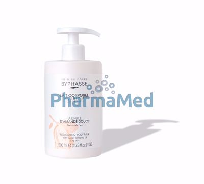 Image sur BYPHASSE Lait corporel à l'huile d'amande douce 500ml
