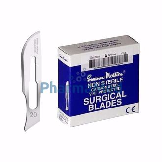 Image de Lames bistouri Non stérile S&M - N°20 - 100pc